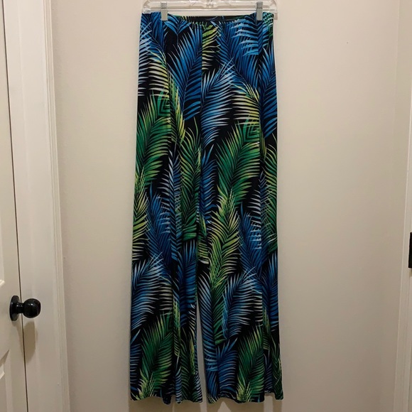 Multicolor Palazzo Pants - Picture 1 of 3